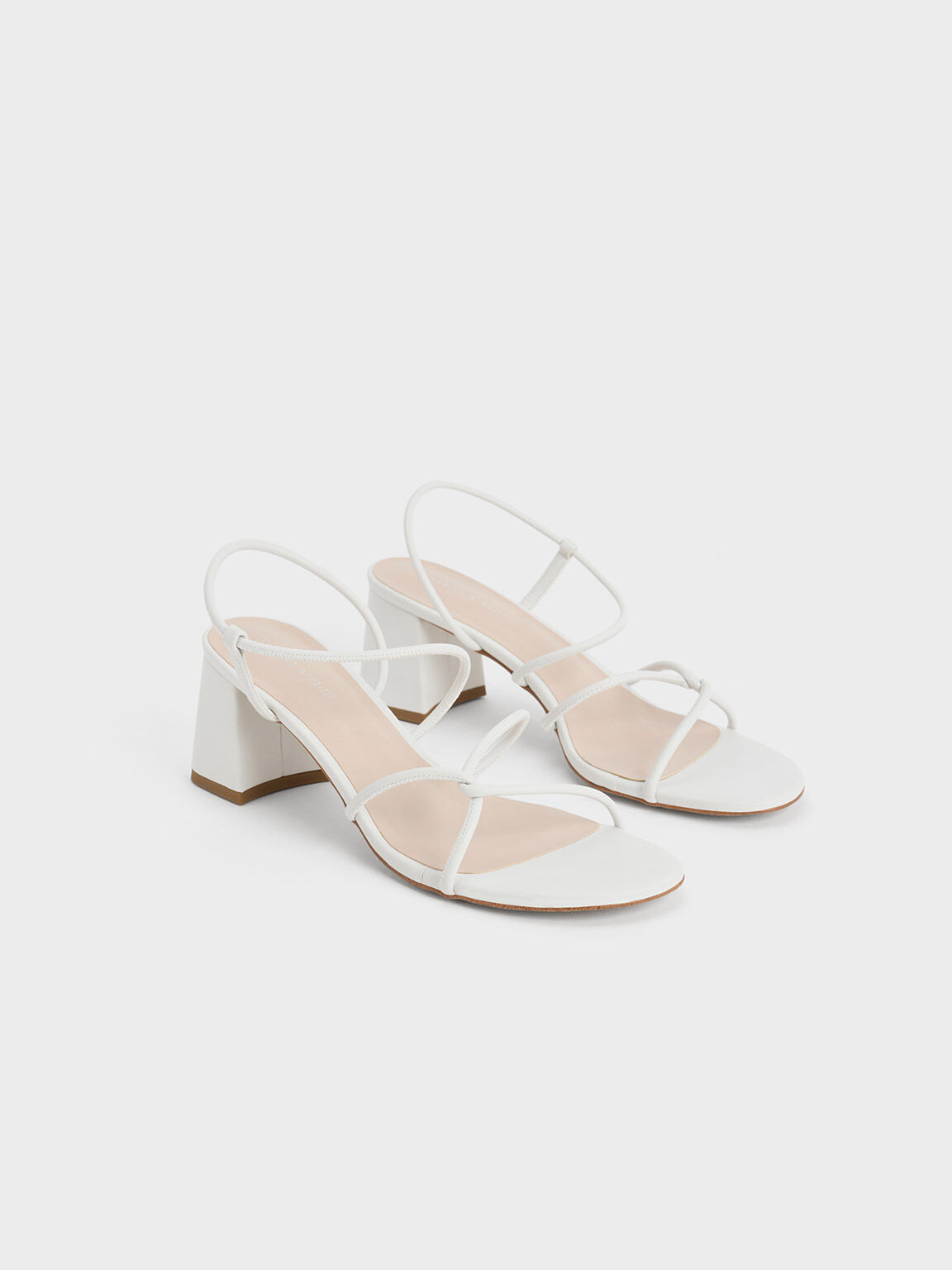 Monara White Satin Lace-Up High Heel Sandals | Lace up high heels, White  strappy heels, High heels for prom